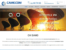 Tablet Screenshot of camecom.it